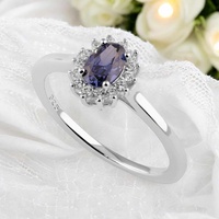 LJSSR1 Sterling Silver CZ Ring