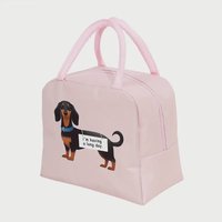 Dachshund print Insulated tote.