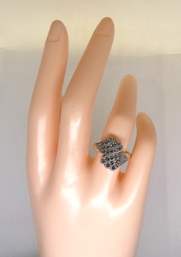 BRAND NEW STERLING SILVER MARCASITE RING