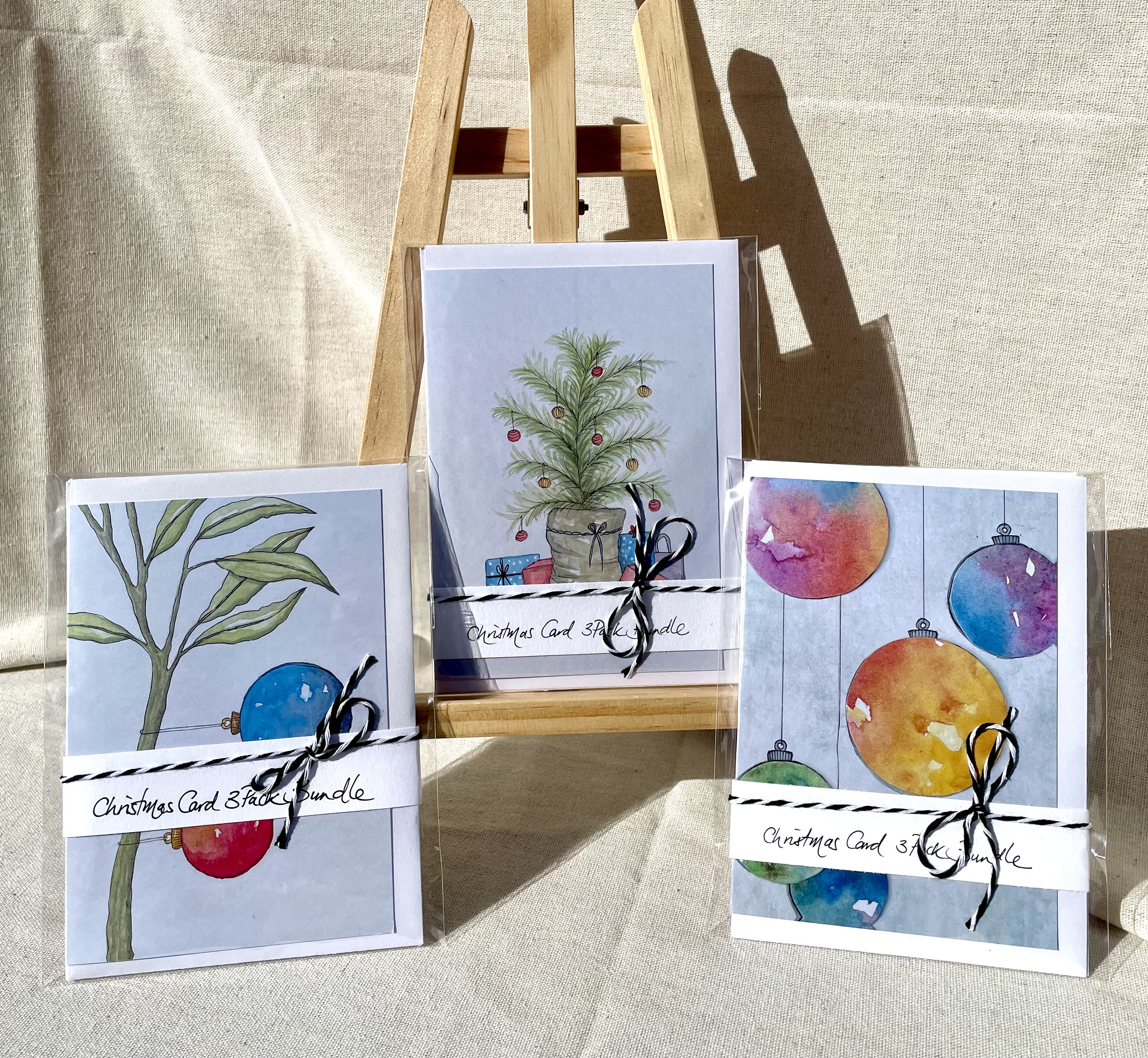 3 Pack Christmas Card Bundle 