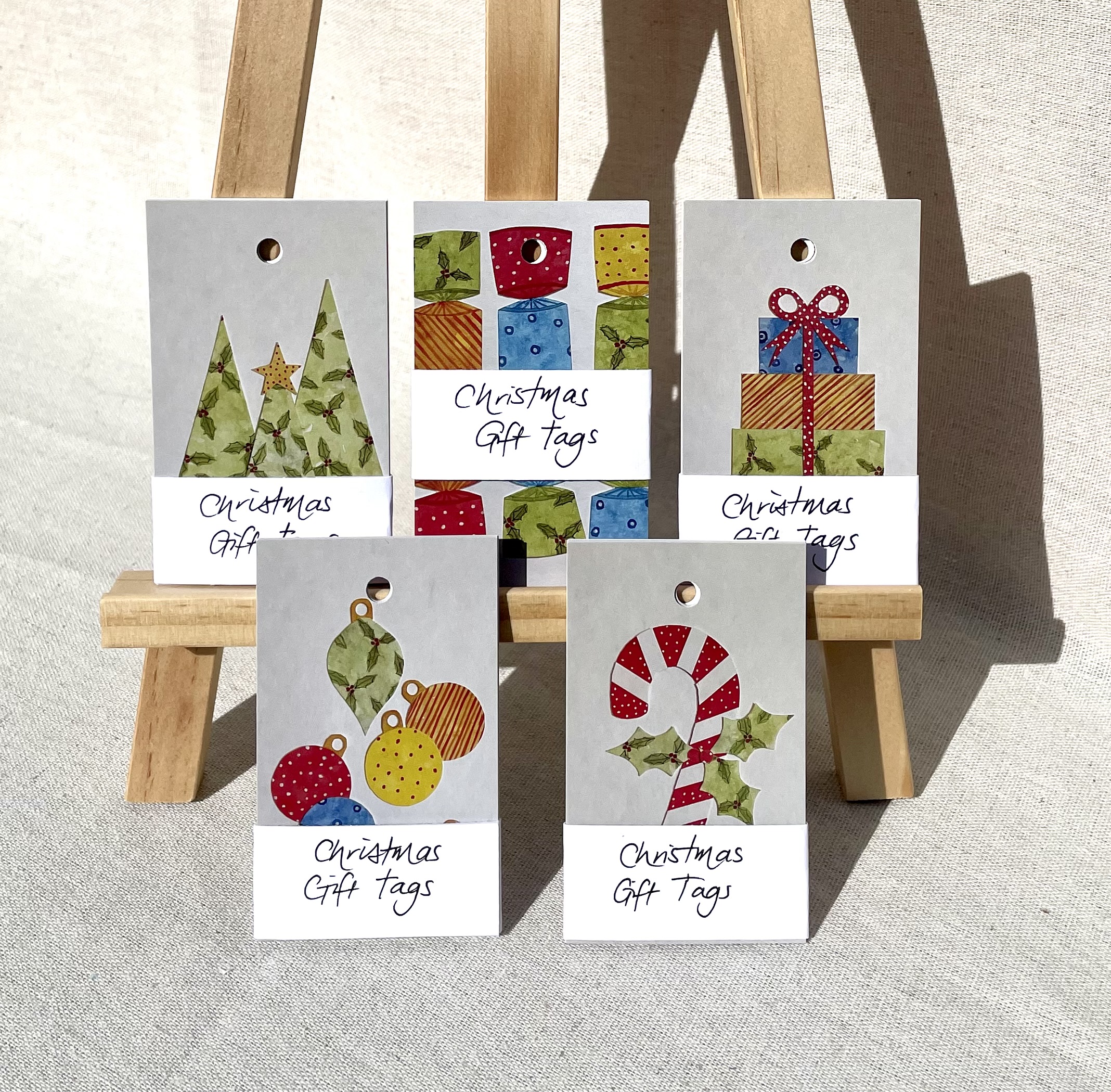 5 Pack Christmas Gift Tags