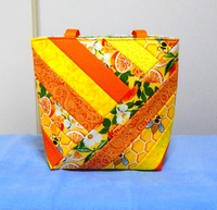 QUALITY HANDMADE PATCHWORK COTTON TOTE BAG