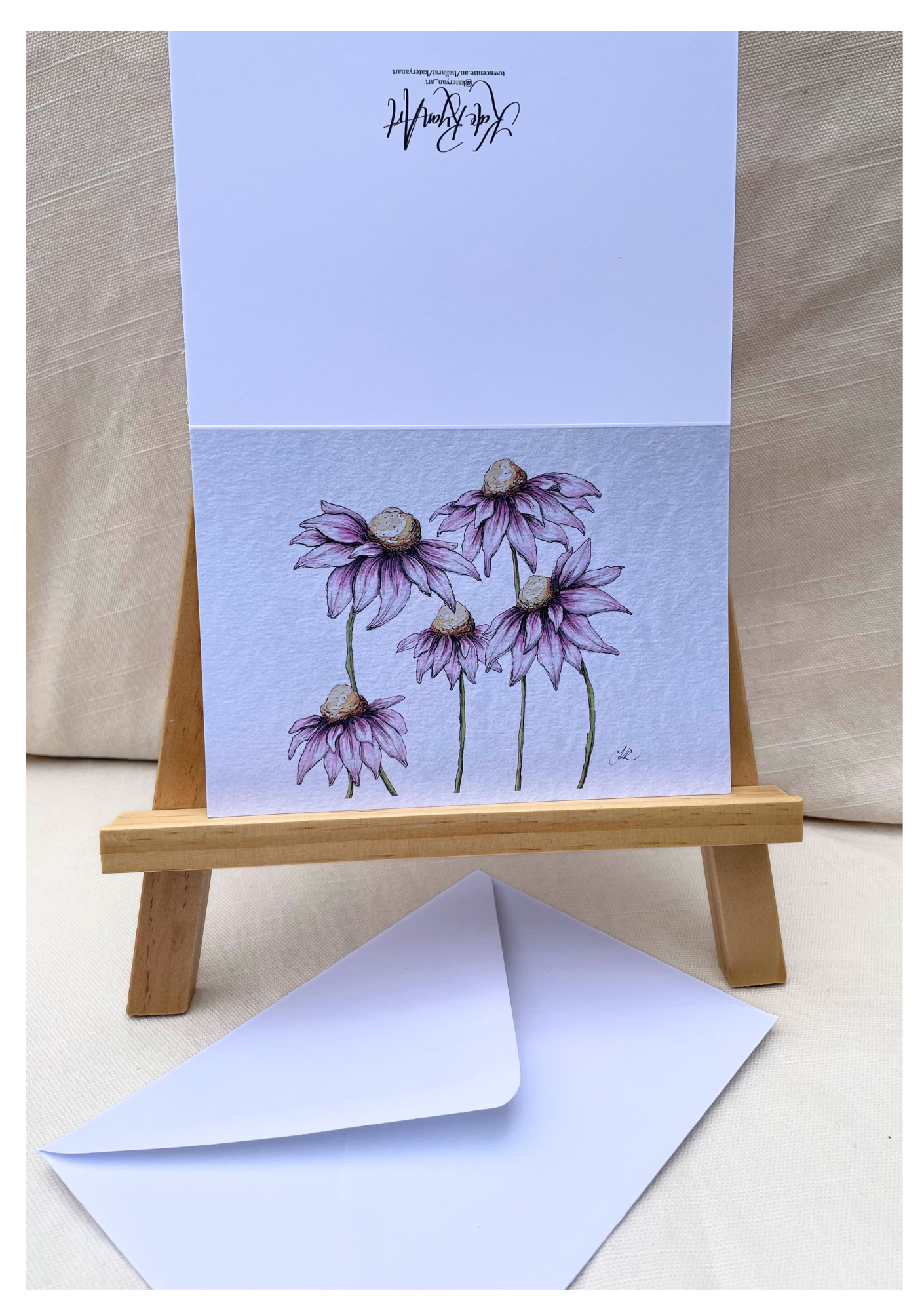 Echinacea Note Card