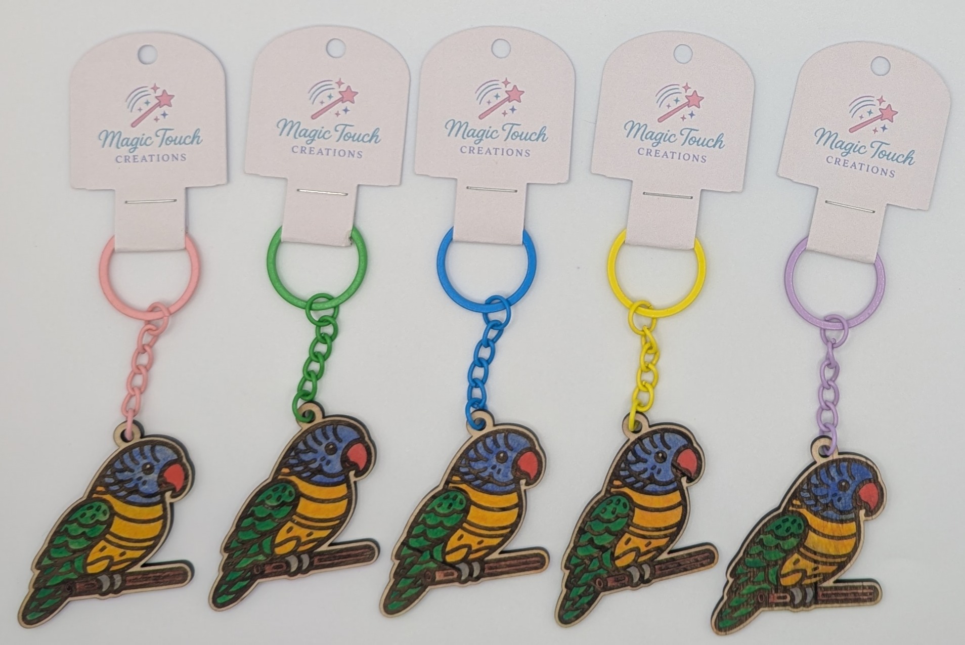 Rainbow Lorikeet Keyring